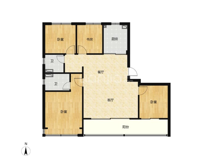 云珹瑧悦府--建面 130m²