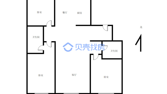 悦龙府电梯大三阳飞机户型平6300元/平可贷款无捆绑-户型图