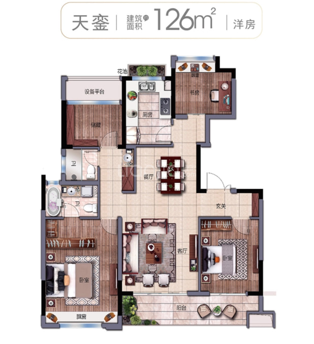 【湖悦天境61天著_台州湖悦天境61天著楼盘】户型图|房型图-台州