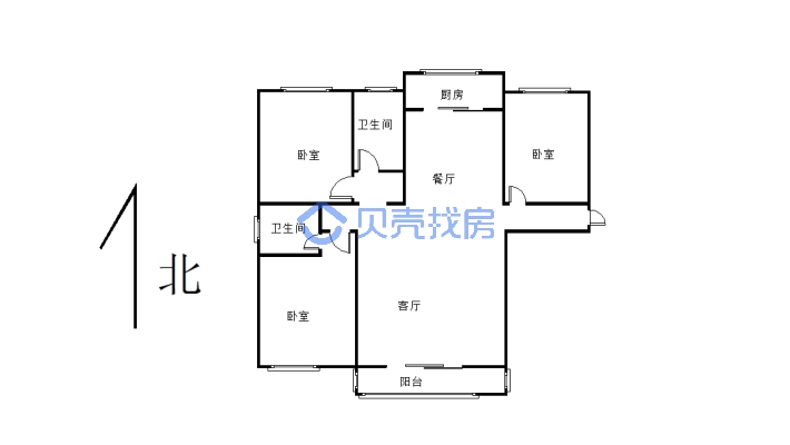 房子在七一路大庆路交叉口，出行方便，生活方便-户型图