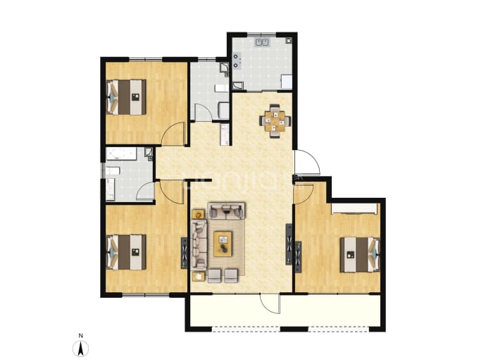 仟和湾德府--建面 142m²