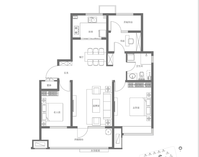 保利云禧--建面 105m²