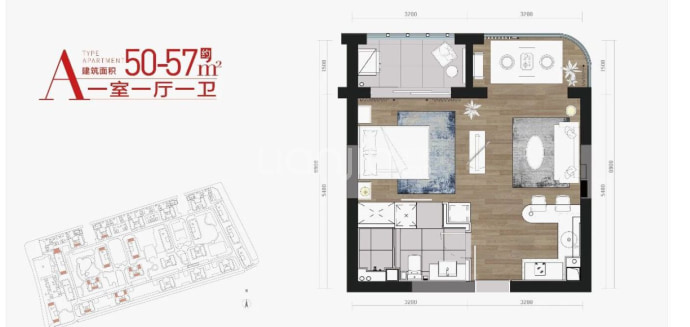 丽江时光--建面 50m²