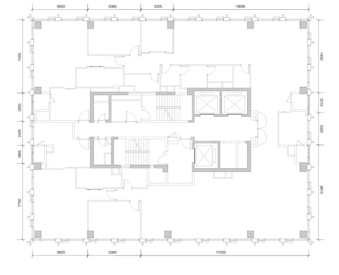 蔚蓝湖滨中心5室2厅3卫户型图