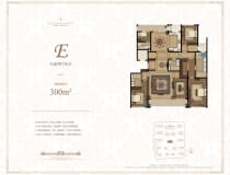 日钢绿城理想之城5室2厅4卫户型图