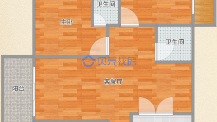 神光花园118平大三房 中间楼层 诚心卖随时看房-户型图