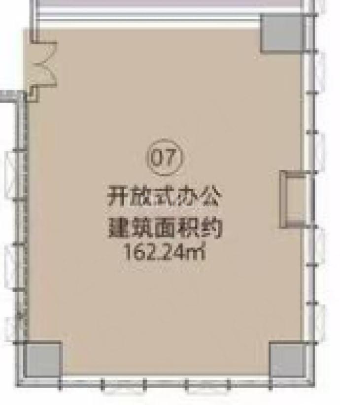 铭泰·建粤商务中心--建面 162.24m²