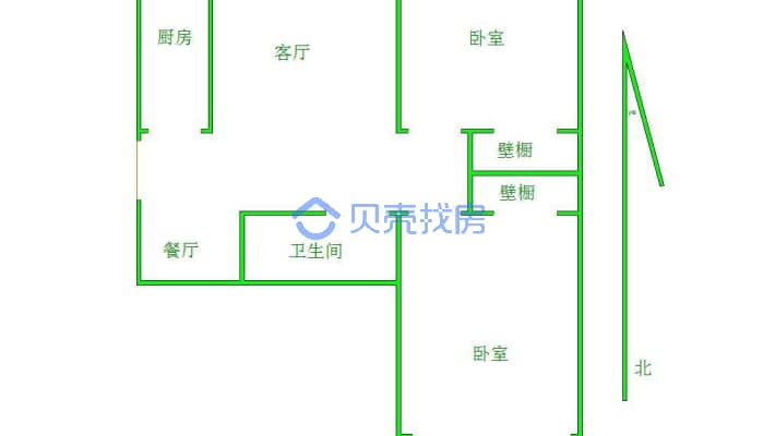 南北通透，采光充足视野宽阔，户型佳，交通便利-户型图