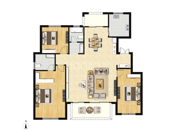 晋开四季城--建面 146.7m²