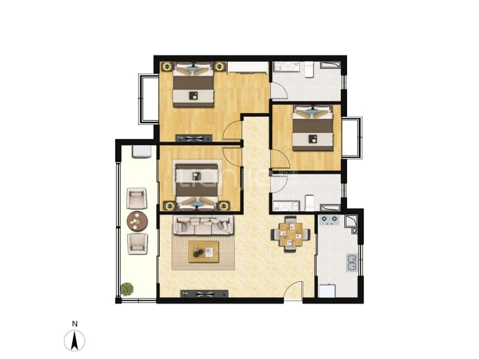 阳光城文澜东方--建面 102m²