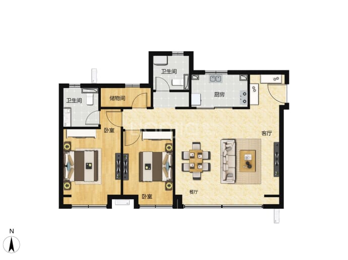 博屿海--建面 99m²
