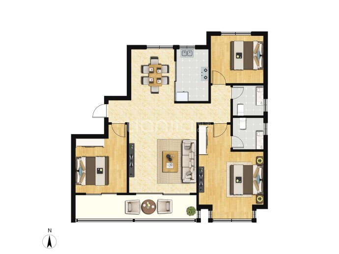 中康清照雅居--建面 118m²