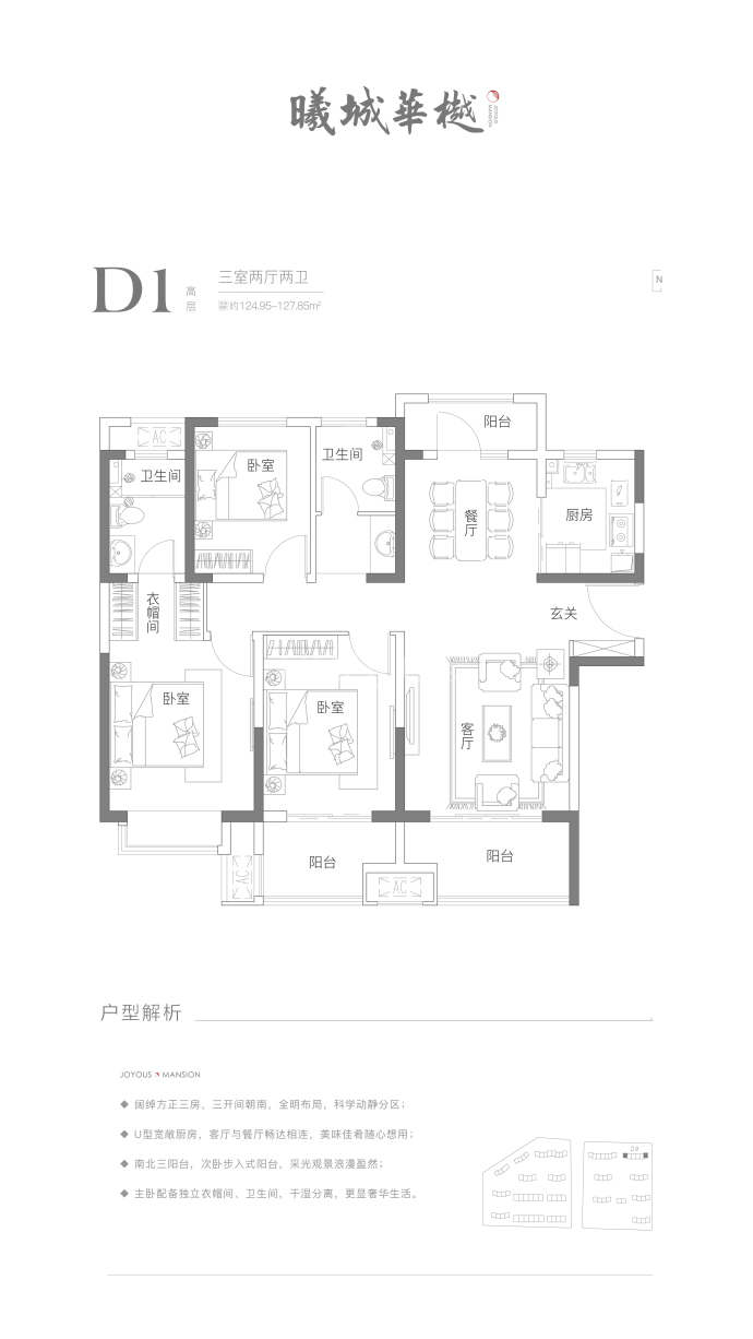 中原华侨城--建面 125m²