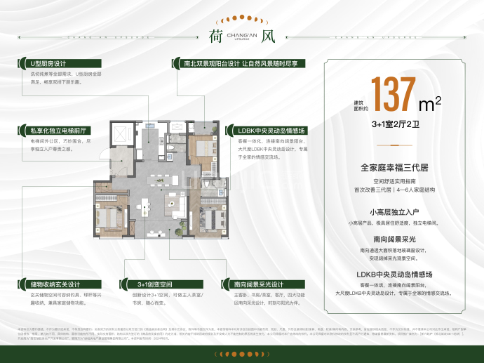 绿城新兴潮起长安--建面 137m²