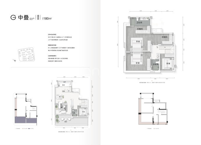 观澜云启--建面 180m²