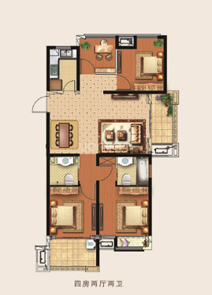 仙林印象--建面 127.13m²