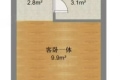 华联国贸 1室1厅 南
