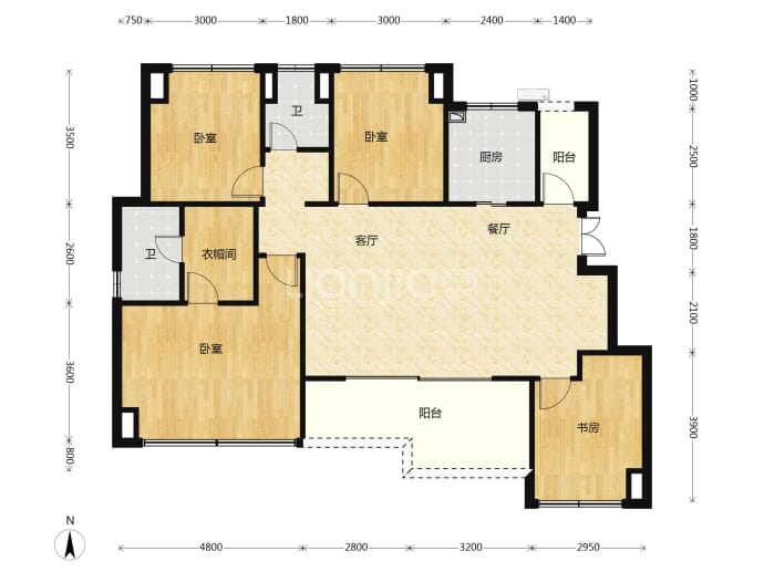 华润中央公园悦府--建面 122m²