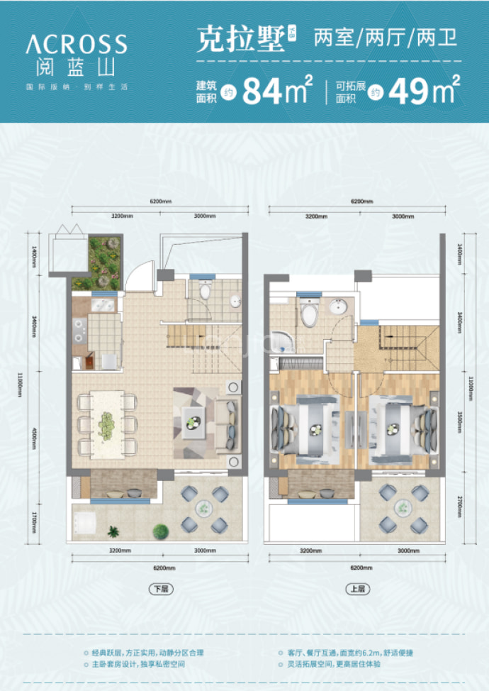 阅蓝山--建面 84m²