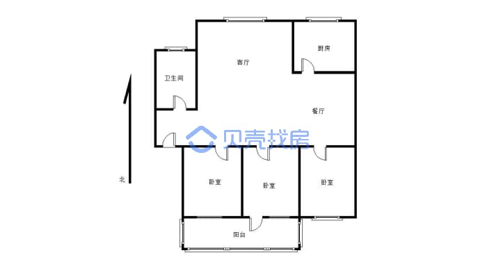 信用社家属院  在中州路与黄河路交叉口，邦杰集团南边-户型图