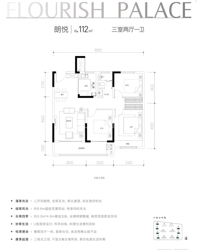 中冶江山云璟--建面 112m²