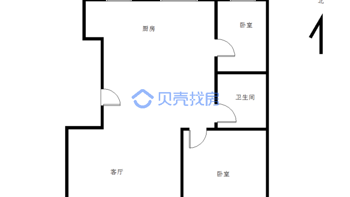 水岸龙庭 水岸龙庭 明厅独立三室 水岸龙庭 房子精装修-户型图