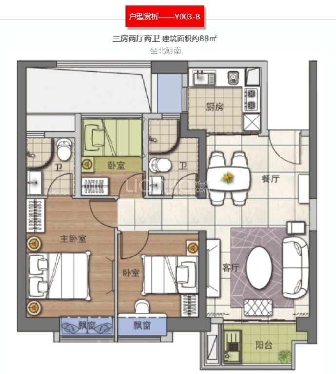 碧桂园·天澜3室0厅0卫户型图