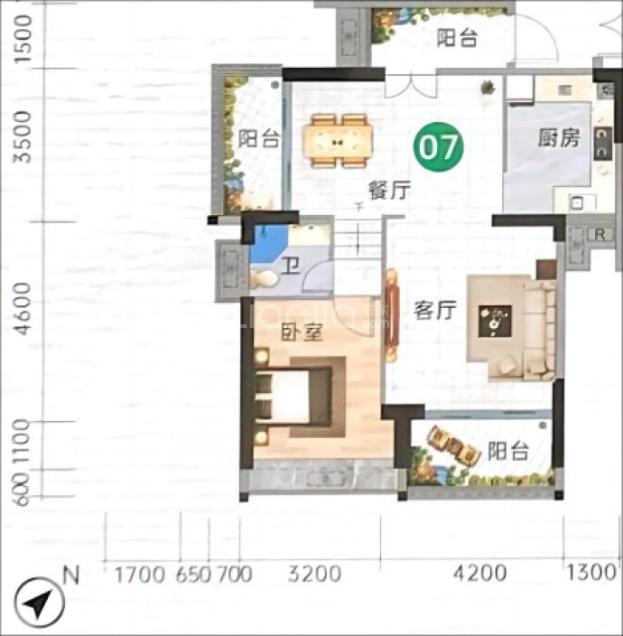 金悦豪庭--建面 105.12m²