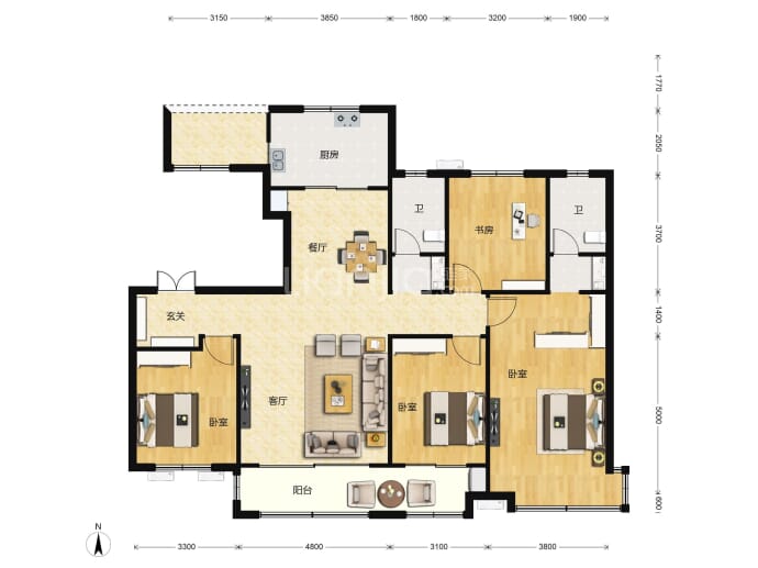 太和荣域府--建面 175.2m²