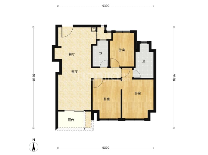 华发书香云海--建面 89m²