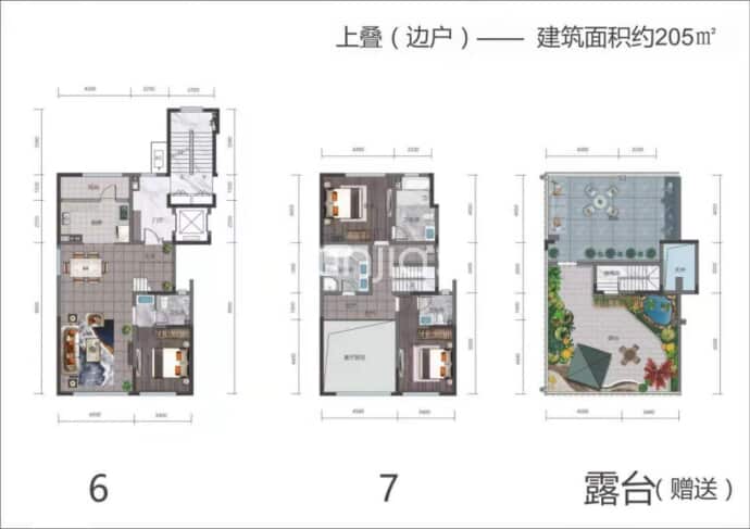 银河国际居住区四期·君润府--建面 205m²