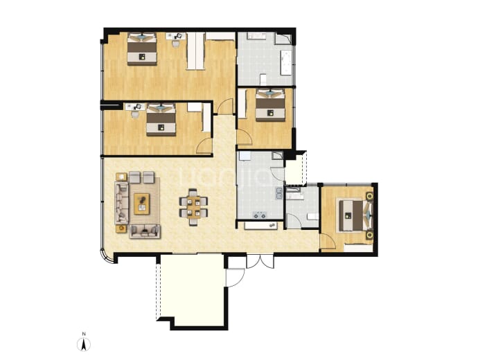 重庆湾--建面 155m²