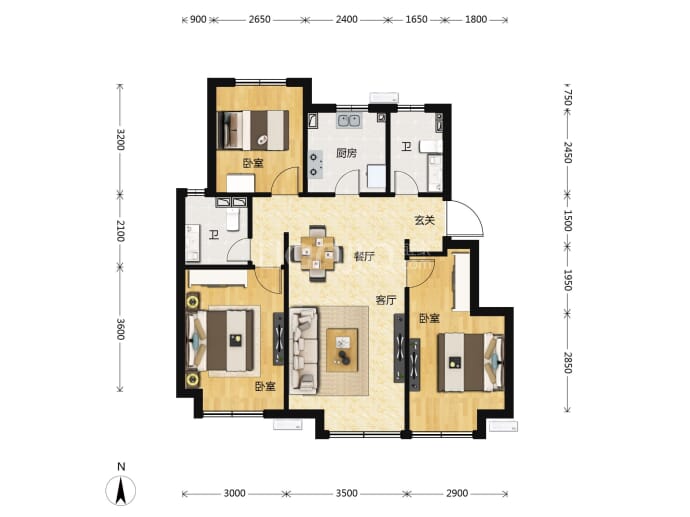 保利朗阅--建面 89m²