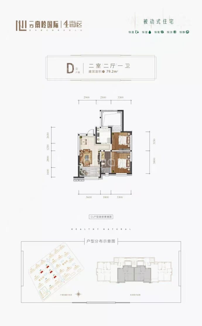 南岭国际--建面 79.2m²