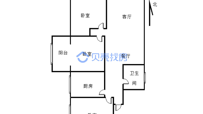 交通便利，小区环境干净舒适，适合居住-户型图