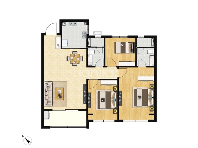 长江悦府--建面 101m²