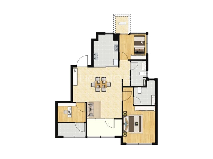 保利·虹桥和著|璟岸--建面 95m²