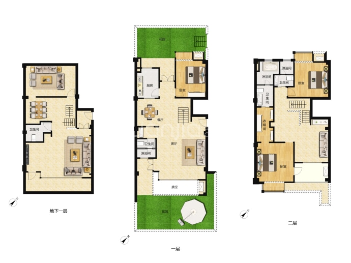 浦江华侨城8期--建面 205m²