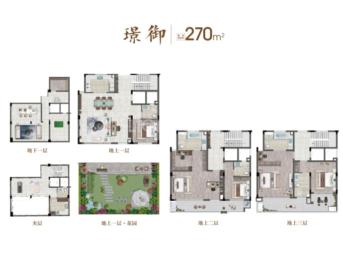 荣安▪御宾湾5室4厅6卫户型图