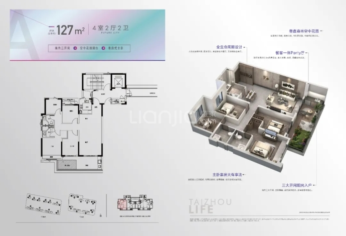 众安·未来社区--建面 127m²