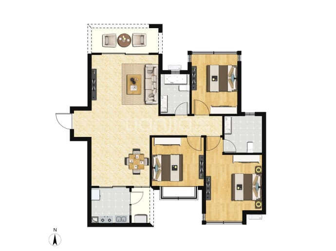 云星·钱隆学府--建面 110m²