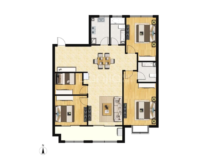 宁发凤凰城--建面 154.81m²