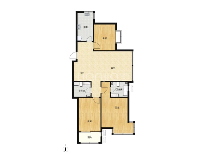璟台--建面 132m²
