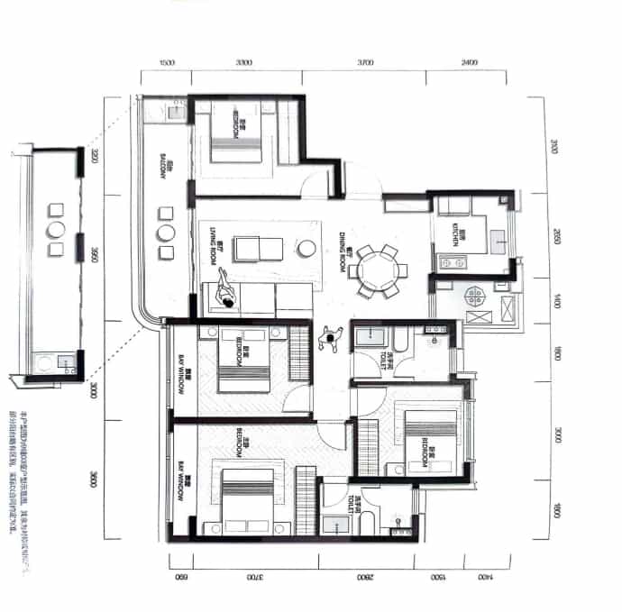 金澜府--建面 133m²