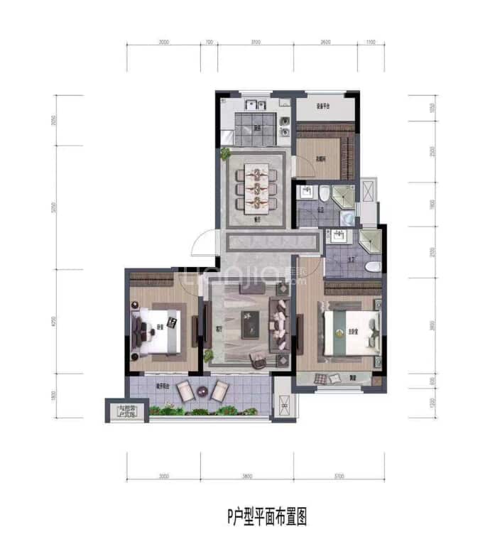 爱家尚城--建面 116m²