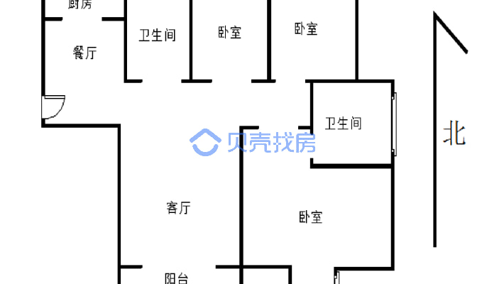 潘庄未来城小区环境好，户型好，交通出行方便-户型图