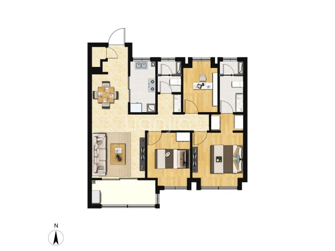 复地明日之城--建面 105m²