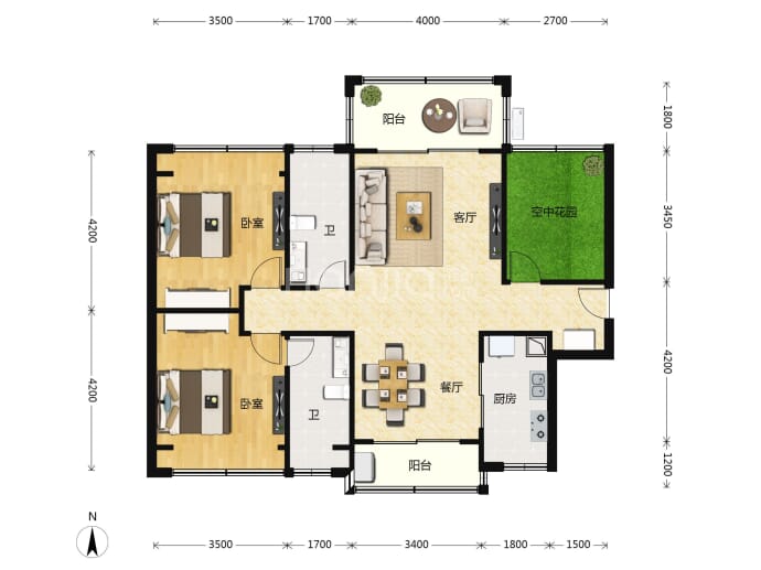 明泰城--建面 109m²