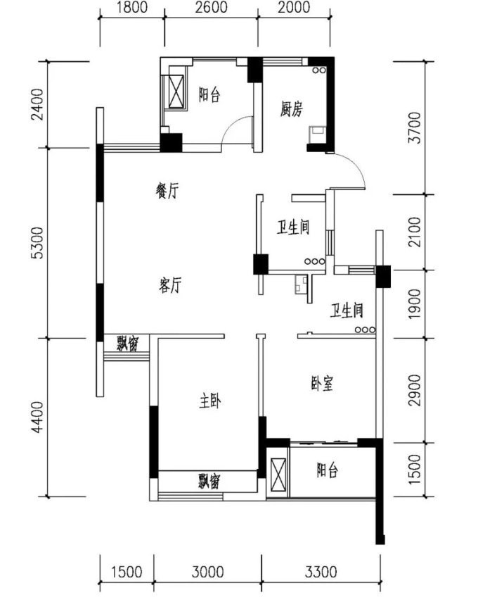 城发云锦城--建面 89m²