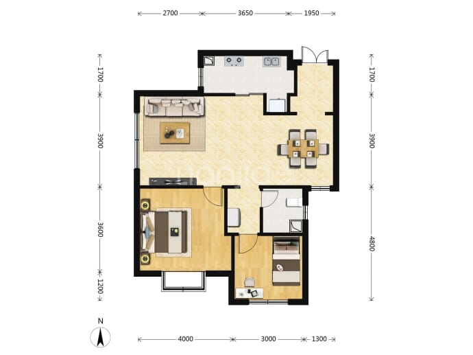 璀璨星辰--建面 95.21m²